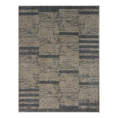 Tapete Sala Polo Rennes 51 Cinza 250x300 Cm 10mm Espessura