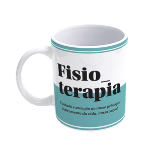 Caneca De Porcelana Profissões - Fisioterapia