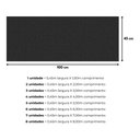 Ver imagem 6 de Tapete Passadeira Cozinha Antiderrapante 1 M X45cm Estamp.08