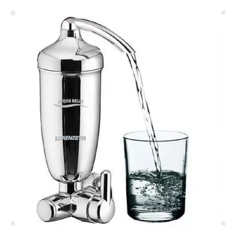 Filtro de Agua com Registro Acqua Bella Cromado Lorenzetti
