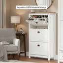 Ver imagem 5 de Sapateira 3 Gavetas Topázio 100% Madeira Maciça