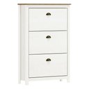 Ver imagem 3 de Sapateira 3 Gavetas Topázio 100% Madeira Maciça