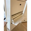 Ver mais imagens de Sapateira Madeira Maciça 3 Gavetas Topázio Branco/Freijó