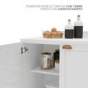 Ver mais imagens de Cozinha Pérola Rodapé 5 Peças Torre Quente Aéreos Balcão 120 Balcão 80 e Basculante Yescasa Branco
