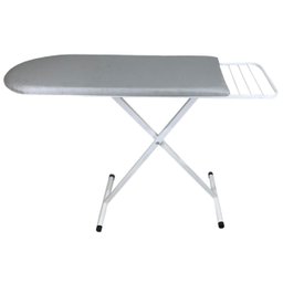 Tábua de Passar Roupa Dobrável e Regulável Reforçada Branca Fortmix - 1