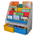 Ver imagem 3 de Porta Livros Infantil Decorativo Montessori com 2 Caixas