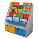 Ver imagem 6 de Porta Livros Infantil Decorativo Montessori com 2 Caixas