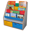 Ver imagem 1 de Porta Livros Infantil Decorativo Montessori com 2 Caixas