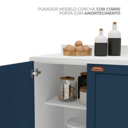 Cozinha Pérola com Rodapé 5 Peças Torre Quente Aéreo 3 Portas Balcão 120 Balcão 80 e Basculante Yesc - 8 Cozinha Pérola com Rodapé 5 Peças Torre Quente Aéreo 3 Portas Balcão 120 Balcão 80 e Basculante Yesc - 8