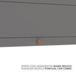 Cozinha Pérola com Rodapé 5 Peças Torre Quente Aéreo 3 Portas Balcão 120 Balcão 80 e Basculante Yesc - 14
