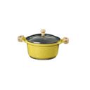Ver imagem 1 de Caçarola Amarelo Antiaderente em Cerâmica Javali AM 26cm