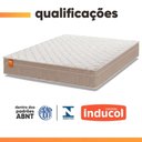 Ver imagem 6 de Colchão Casal Molas Qatar 138x188x22cm Bege/Branco Inducol