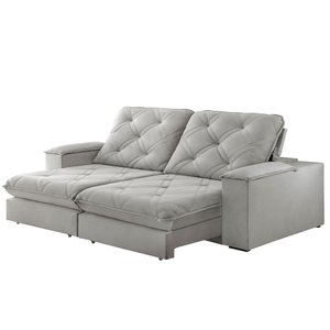 Sofa Retrátil Cuiabá 2,50m Mola Ensacada 04 Lugares Txr