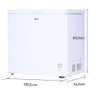 Freezer e Conservador Horizontal Hq 260 Litros Branco Hq-260cfh 220v - 4