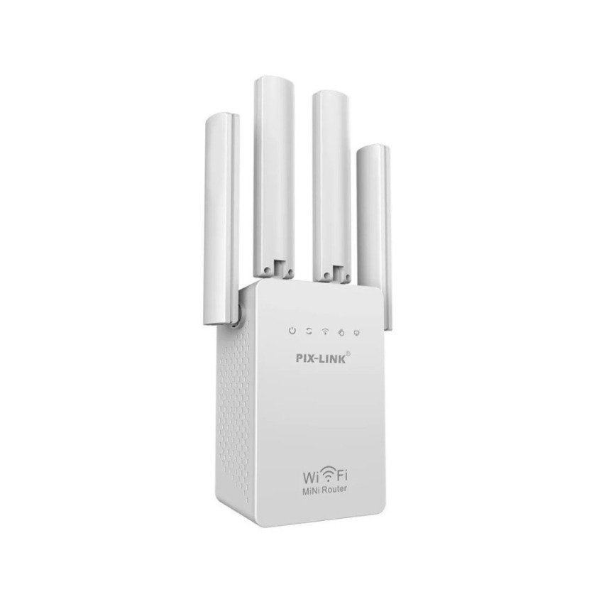 Repetidor Roteador Wifi Amplificador de Sinal wireless 4 Antenas 1200mbps Lv-wr09