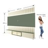 Estante Home para Tv até 90 Polegadas com Led 230cm Soberano Reflecta 100% MDF - 5