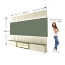 Ver imagem 5 de Estante Home para Tv até 90 Polegadas com Led 230cm Soberano Reflecta 100% MDF