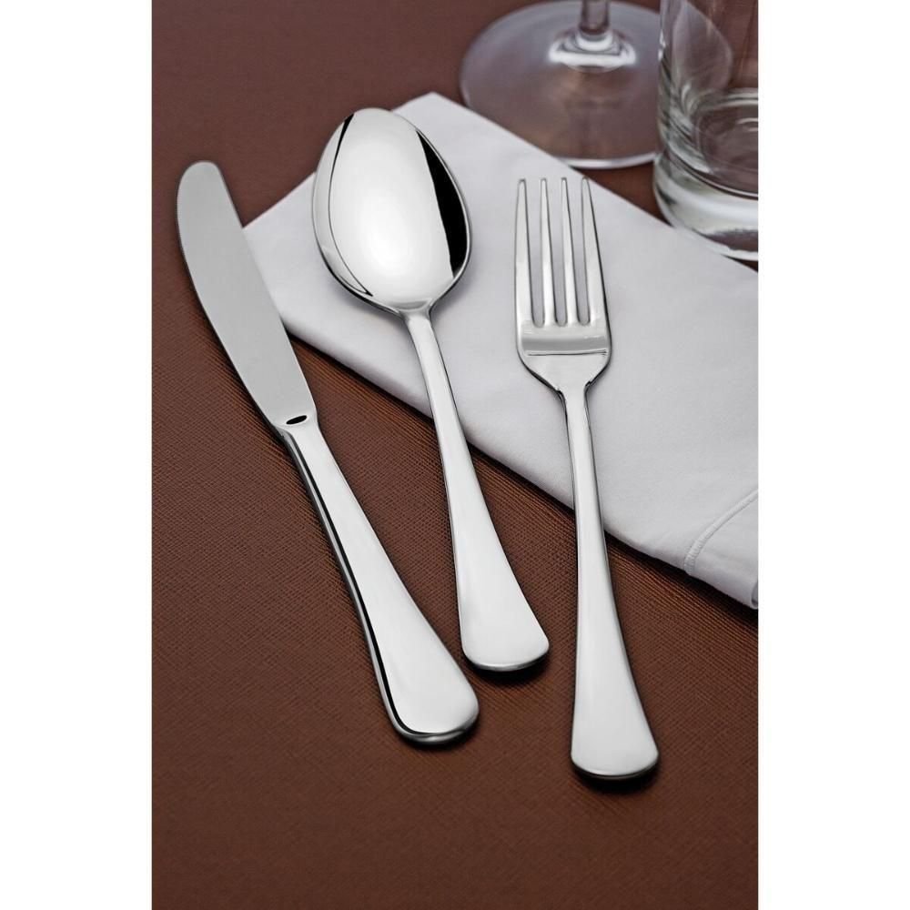 Faqueiro Tramontina Zurique em Aço Inox com Facas de Mesa Acabamento Alto Brilho 101 Peças - 2