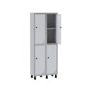 Ver imagem 3 de Armário Locker Guarda Volume Aço Light 4 portas 69x179,5cm com prateleira interna