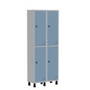 Ver imagem 2 de Armário Locker Guarda Volume Aço Light 4 portas 69x179,5cm com prateleira interna