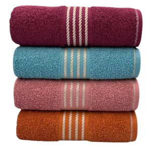 Kit 4 Toalhas Banhão Macia Quasar Premium - 400 G/m²