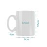 Caneca de Café Personalizada Criptomoedas Investidores:Vermelho - 3