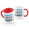 Caneca de Café Personalizada Criptomoedas Investidores:Vermelho - 1
