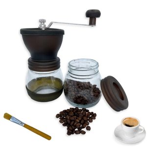 Moedor de Café Manual com Ajuste Qualidade e Praticidade Marrom