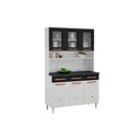 Ver imagem 3 de Cozinha Modulada Telasul Mirage New Kit Aço 6 Portas e 3 Gavetas 120cm Branco-telasul