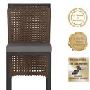 Ver imagem 3 de Mesa Bistro e 2 Banquetas Roma Preta Corda Náutica 11 Trama Original