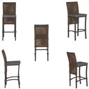 Ver imagem 5 de Mesa Bistro e 2 Banquetas Roma Preta Corda Náutica 11 Trama Original