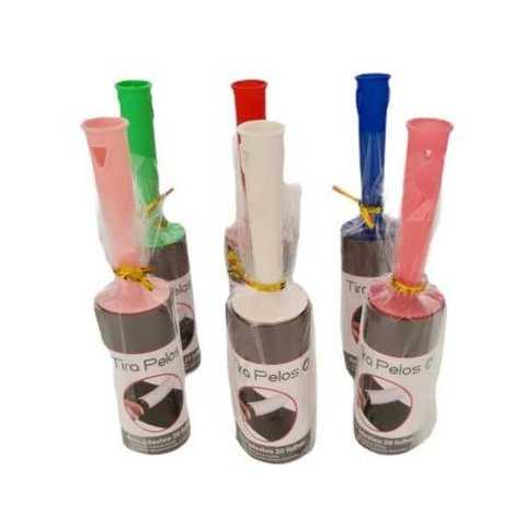 6 Rolos Adesivo Tira Pelos e Sujeira com 20 Folhas Pratico