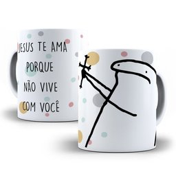 Caneca Meme Flork – Ironia em Forma de Porcelana - 1