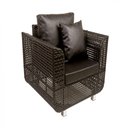 Ver imagem 6 de Jogo de Sofá e Poltronas Malibu com Mesa em Alumínio Tabaco