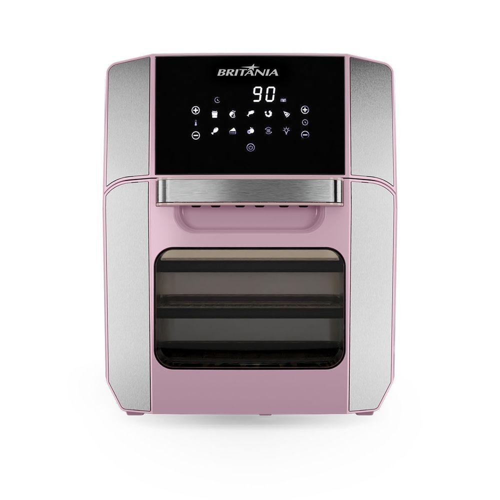 Fritadeira Air Fryer Oven Britânia Rosa 12l 1800w Bfr2150rs 220v