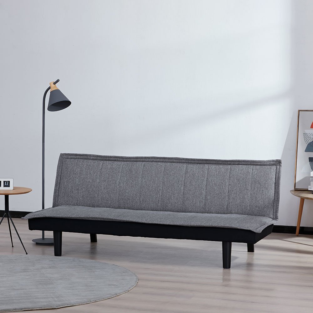 Sofá Cama Masp Cinza Dark Gray em Linho 1,88m - 6