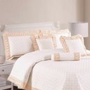 Ver imagem 4 de Kit Cobre Leito Royale Casal Padrão 06 Peças - Off White Bia Enxovais