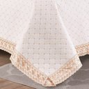 Ver imagem 2 de Kit Cobre Leito Royale Casal Padrão 06 Peças - Off White Bia Enxovais