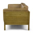 Ver imagem 3 de Sofá Rústico de Madeira Maciça Oregon 3 lugares Minas Câmel