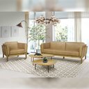 Ver mais imagens de Sofá Rústico de Madeira Maciça Oregon 3 lugares Minas Câmel