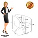 Ver imagem 4 de Cadeira Sala de Jantar Giratória Ma30 Kit 2 Stella Bouclê D03 - D’Rossi