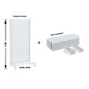 Ver imagem 2 de Gondola Parede 170 Amapa Flex Inicial Branco 7 band SPEtiqueta - Amapá