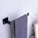 Ver imagem 3 de Kit de Acessórios para Banheiro 5 Peças Inox Preto - Demima