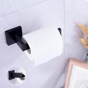 Ver imagem 2 de Kit de Acessórios para Banheiro 5 Peças Inox Preto - Demima