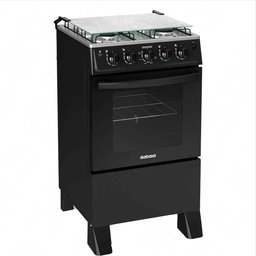 Fogão À Gás Itatiaia Star New 4 Bocas Mesa Inox Forno 48 Litros -preto - 5