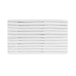 Kit 12 Toalhas Lavabo Rekint Perfeito Estilo Branco - 1