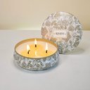 Ver imagem 2 de Vela Aromática em Lata Decorada Rosas