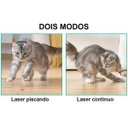 Ver imagem 2 de Coleira Laser Interativo Pet Gato Animais Estimaçao Brinquedo Divertido Caça Usb Portatil