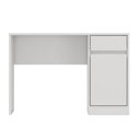 Ver imagem 1 de Escrivaninha Mesa p/ Computador Alaska c/ Gaveta Branco Home Office Escritório - Bela Móveis