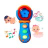 Brinquedo para Bebê Educativo Microfone Som e Luz Inmetro - 6